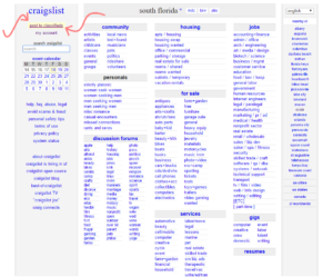 Craigslist Property Listing for FSBO, FRBO Homeowners