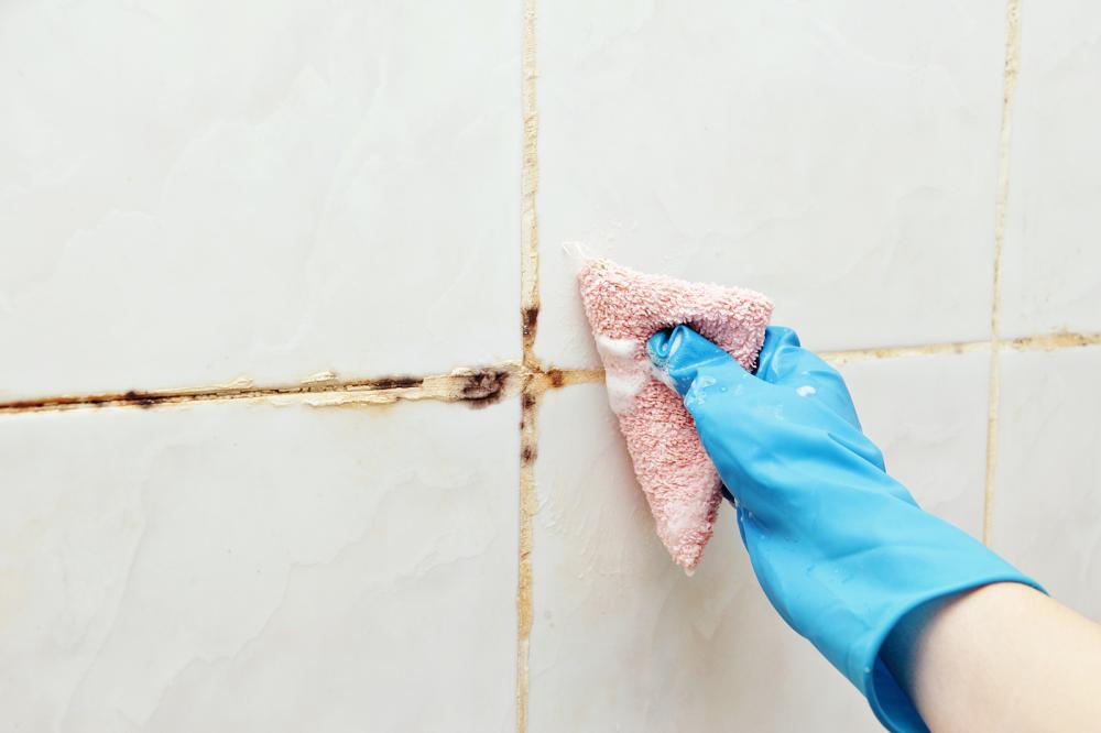 a-woman-is-cleaning-a-tiled-wall-tile