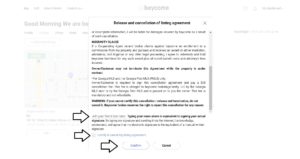 How delete a listing from beycome 2