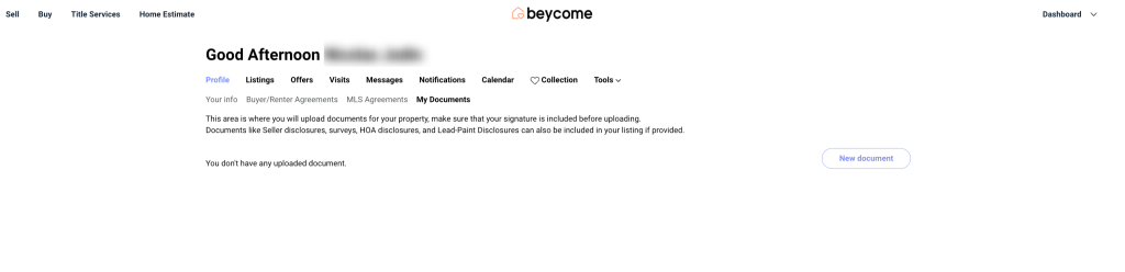 How to add a documents on your dashboard